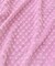 Light Pink Minky Dot Fabric by the Yard, 60" Wide Ultra-Soft Plush Minky Fabric for Baby Blankets, Nursery Decor, Plush Toys & Sewing